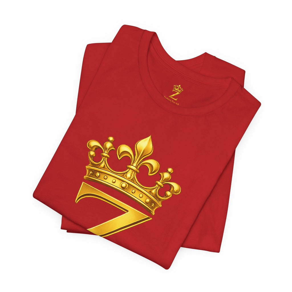 Unisex Zealous For All T-Shirt (Gold Logo) Printify