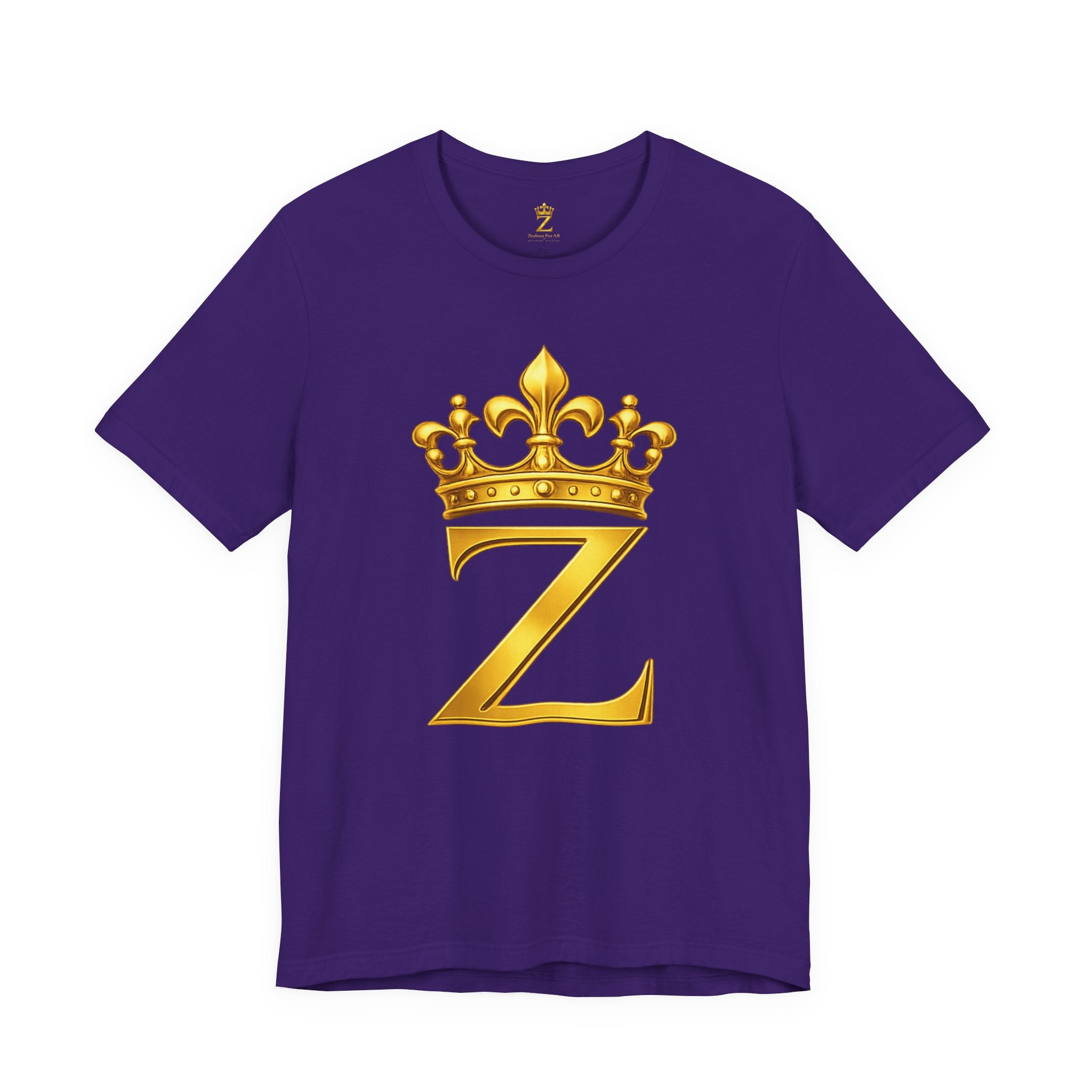 Unisex "Z" T-Shirt (Gold Logo) Printify