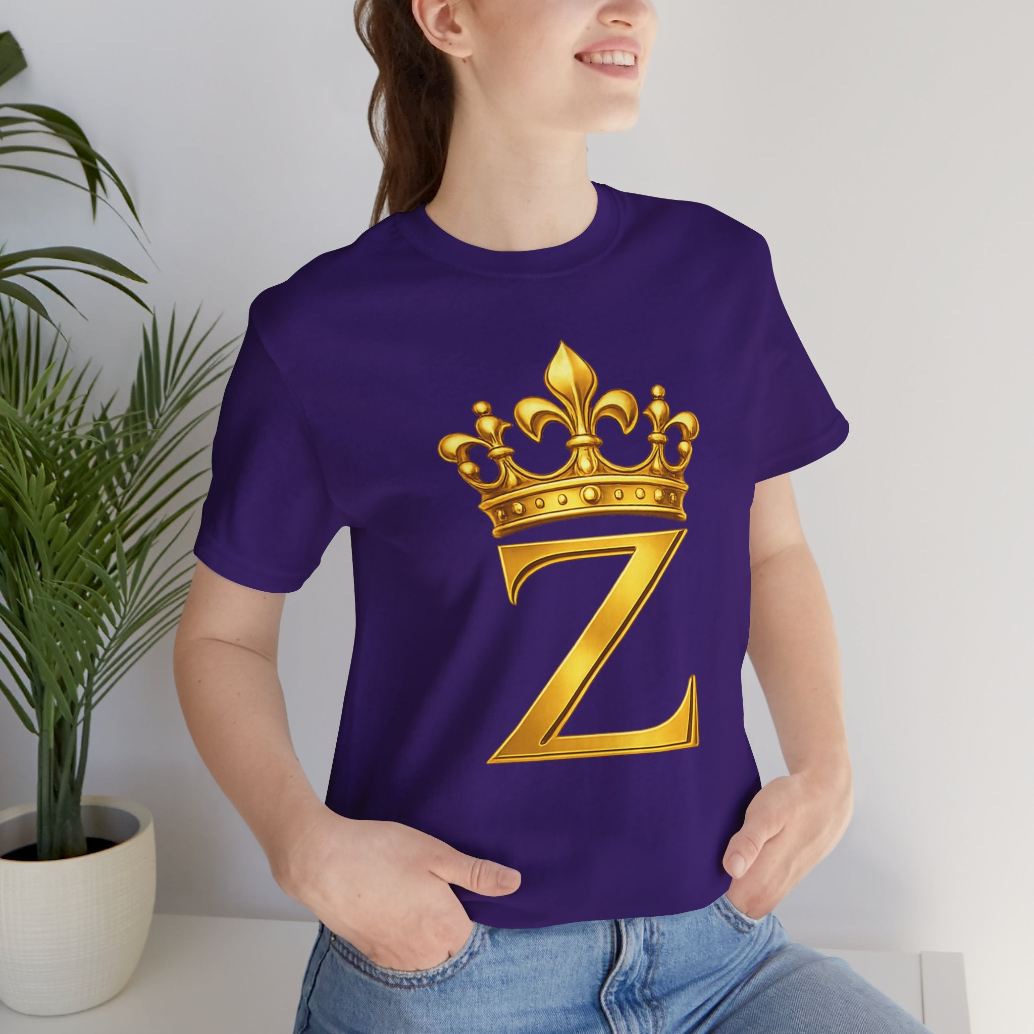 Unisex "Z" T-Shirt (Gold Logo) Printify