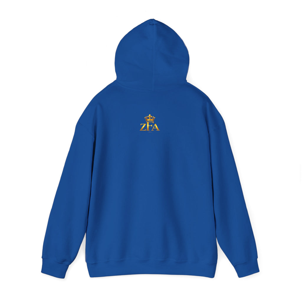 Zealous For All Hoodie — Gold Logo Printify