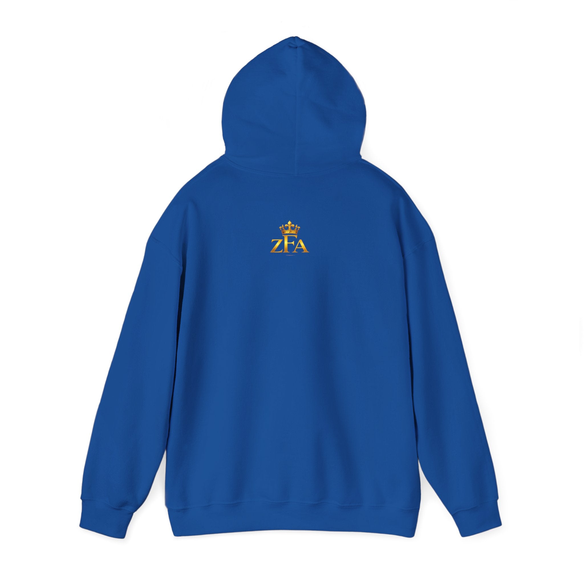 Zealous For All Hoodie — Gold Logo Printify