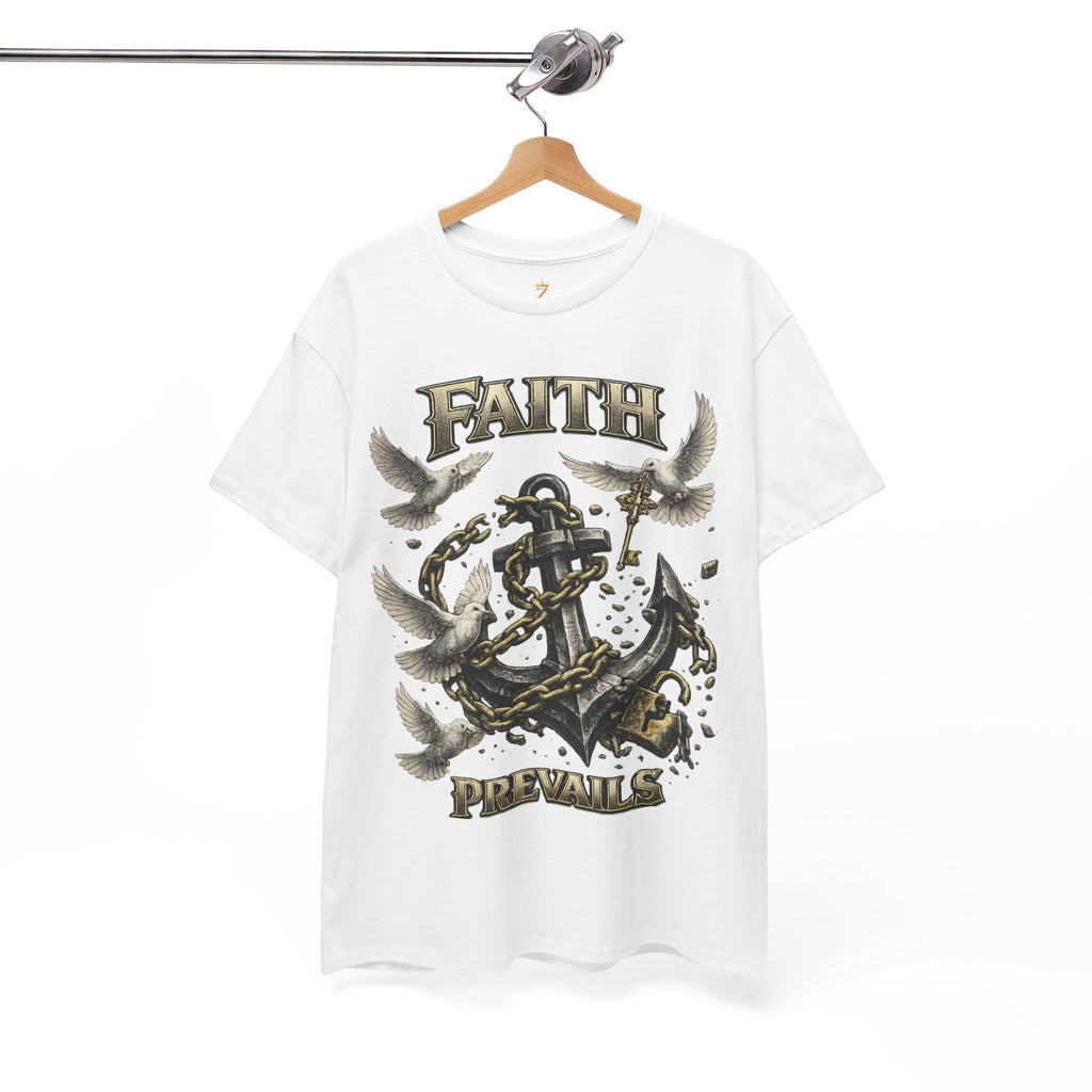 Adult Faith Prevails T‑Shirt (Black Anchor) Printify
