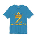 Unisex Zealous For All T-Shirt (Gold Logo) Printify