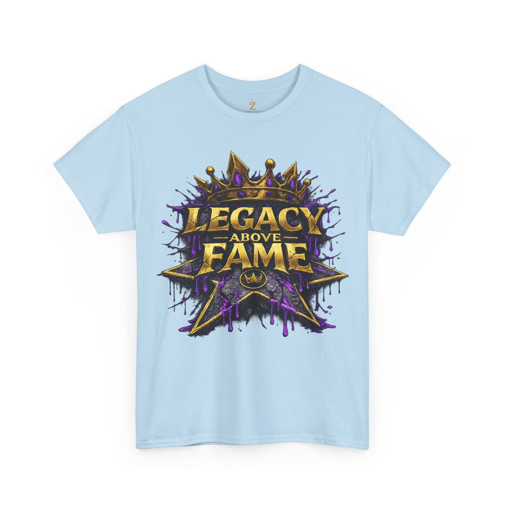 Adult Legacy Above Fame Graphic T-Shirt (Purple Drip) - Zealous For All
