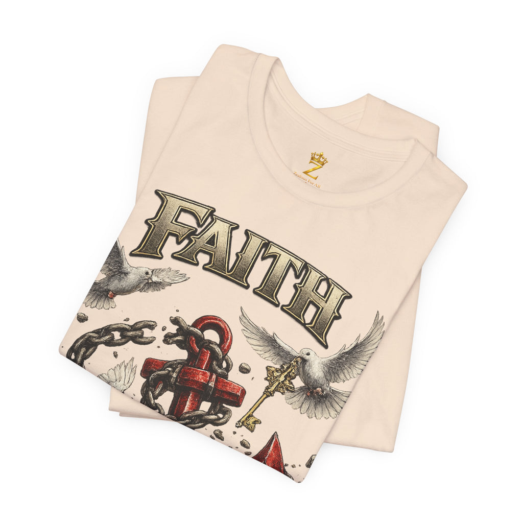 Faith Prevails T‑Shirt (Red Anchor) Printify