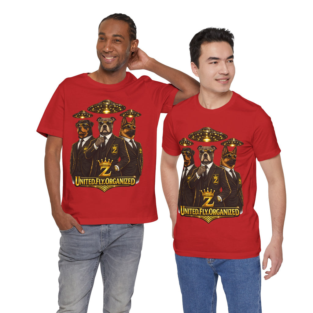 COMING SOON... United. Fly. Organized. Graphic Tee (Gold) Printify