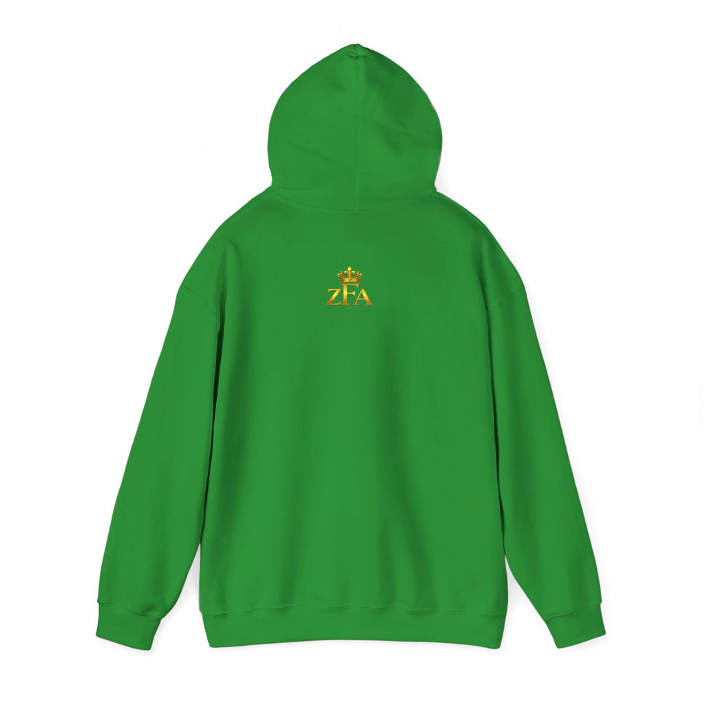 Zealous For All Hoodie — Gold Logo Printify