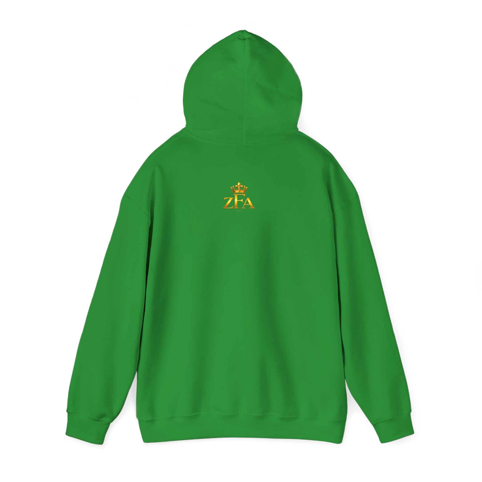 Zealous For All Hoodie — Gold Logo Printify