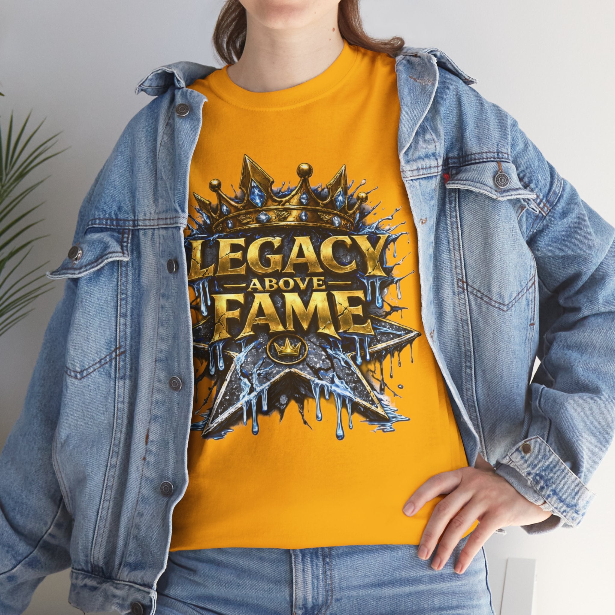 Adult Legacy Above Fame Graphic T-Shirt (Icy Blue Drip) - Zealous For All