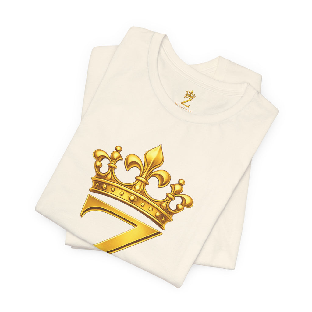 Unisex Zealous For All T-Shirt (Gold Logo) Printify