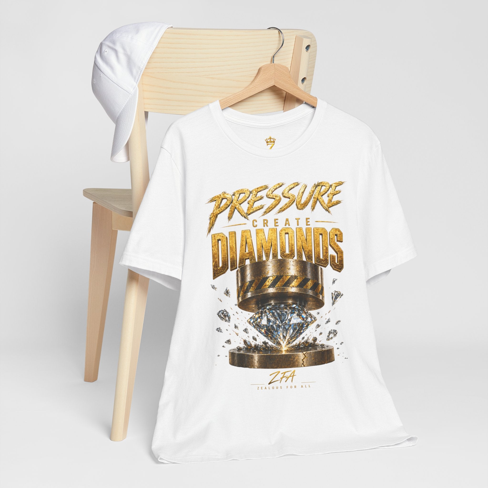 Pressure Create Diamonds T-Shirt — Motivational Graphic Tee