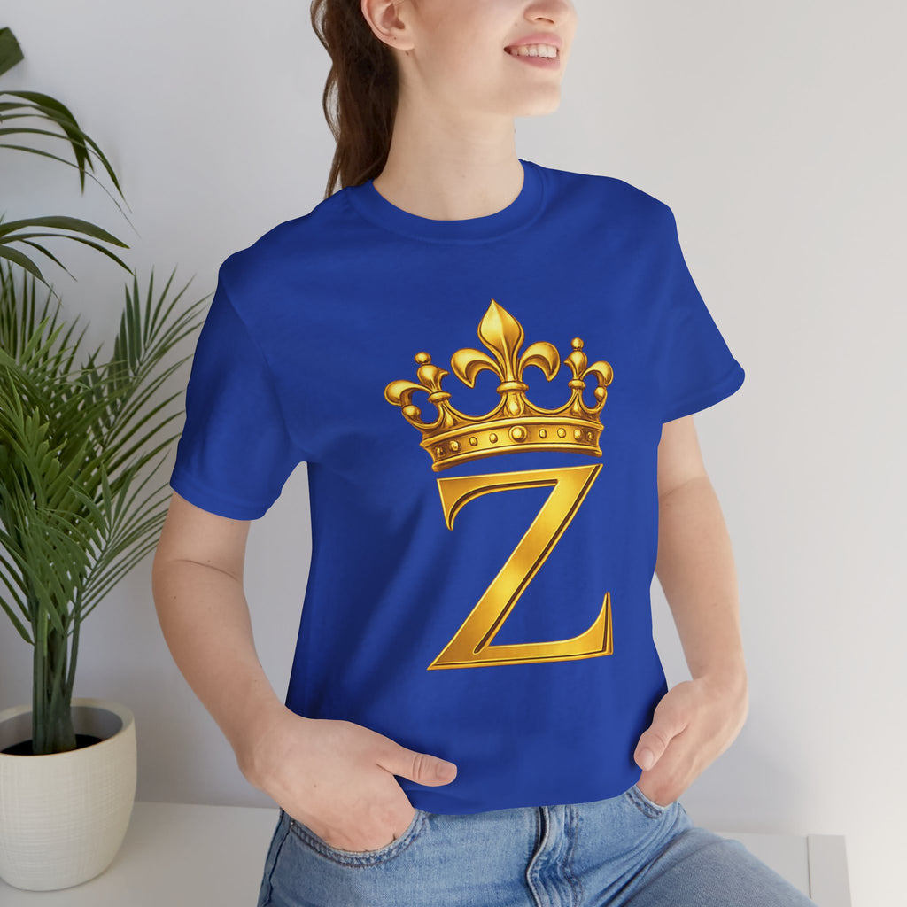 Unisex "Z" T-Shirt (Gold Logo) Printify