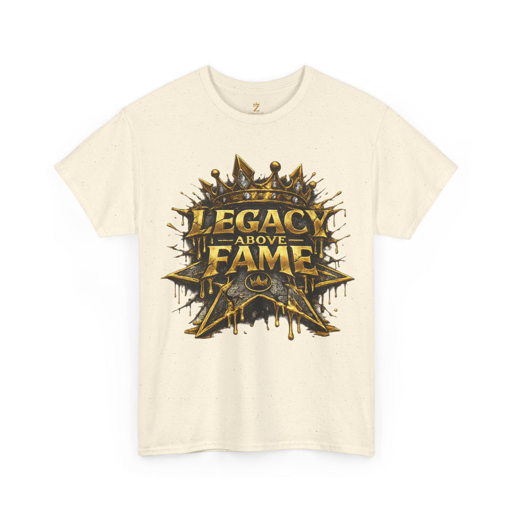 Adult Legacy Above Fame Graphic T-Shirt (Gold Drip) - Zealous For All