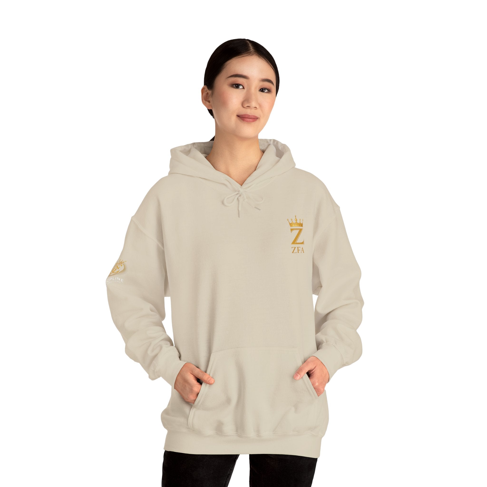 Zealous For All Crown Z Hoodie — Premium White Logo Sweatshirt - Zealous For All