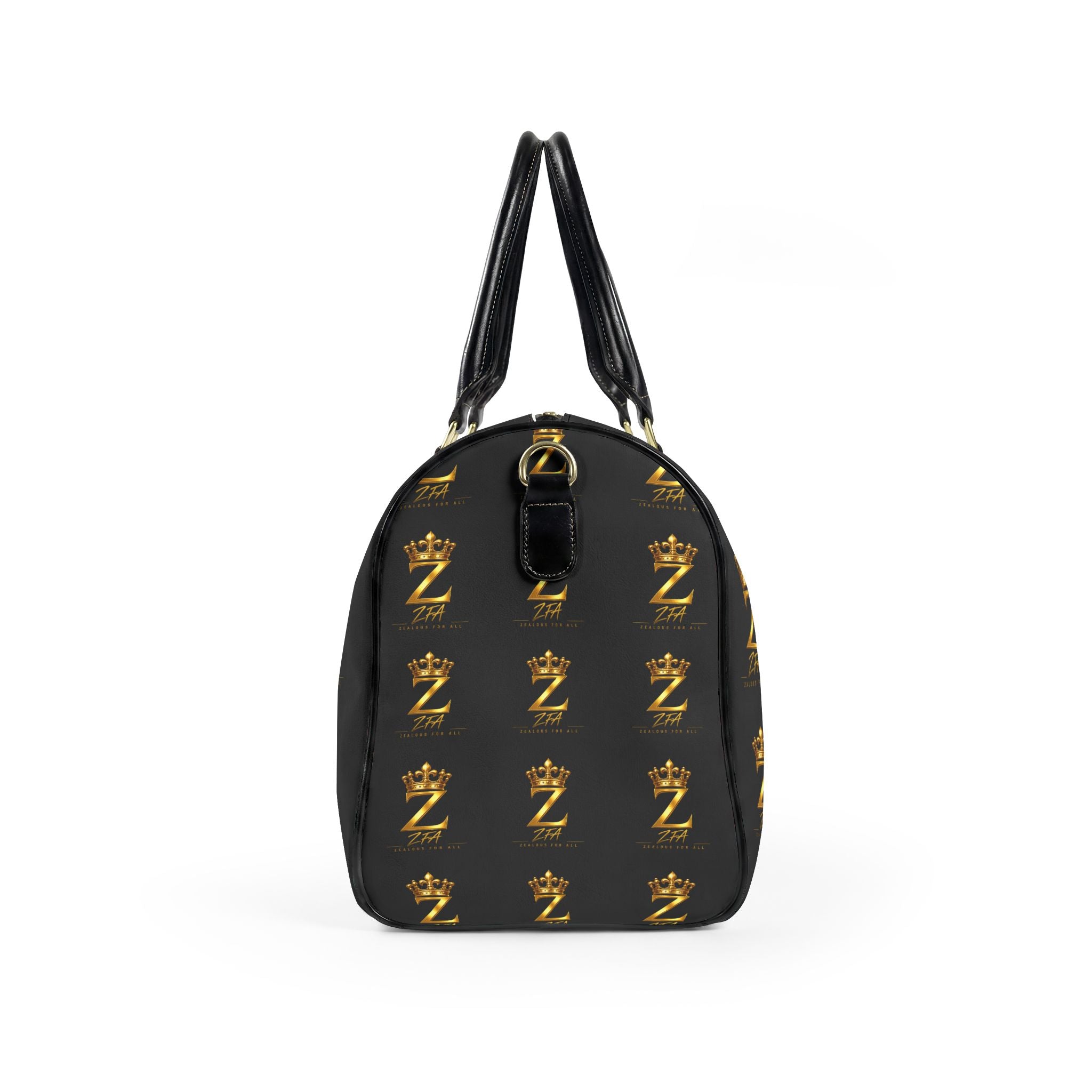Faux Leather Travel Bag