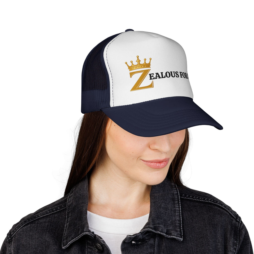 Zealous For All Trucker Caps Printify