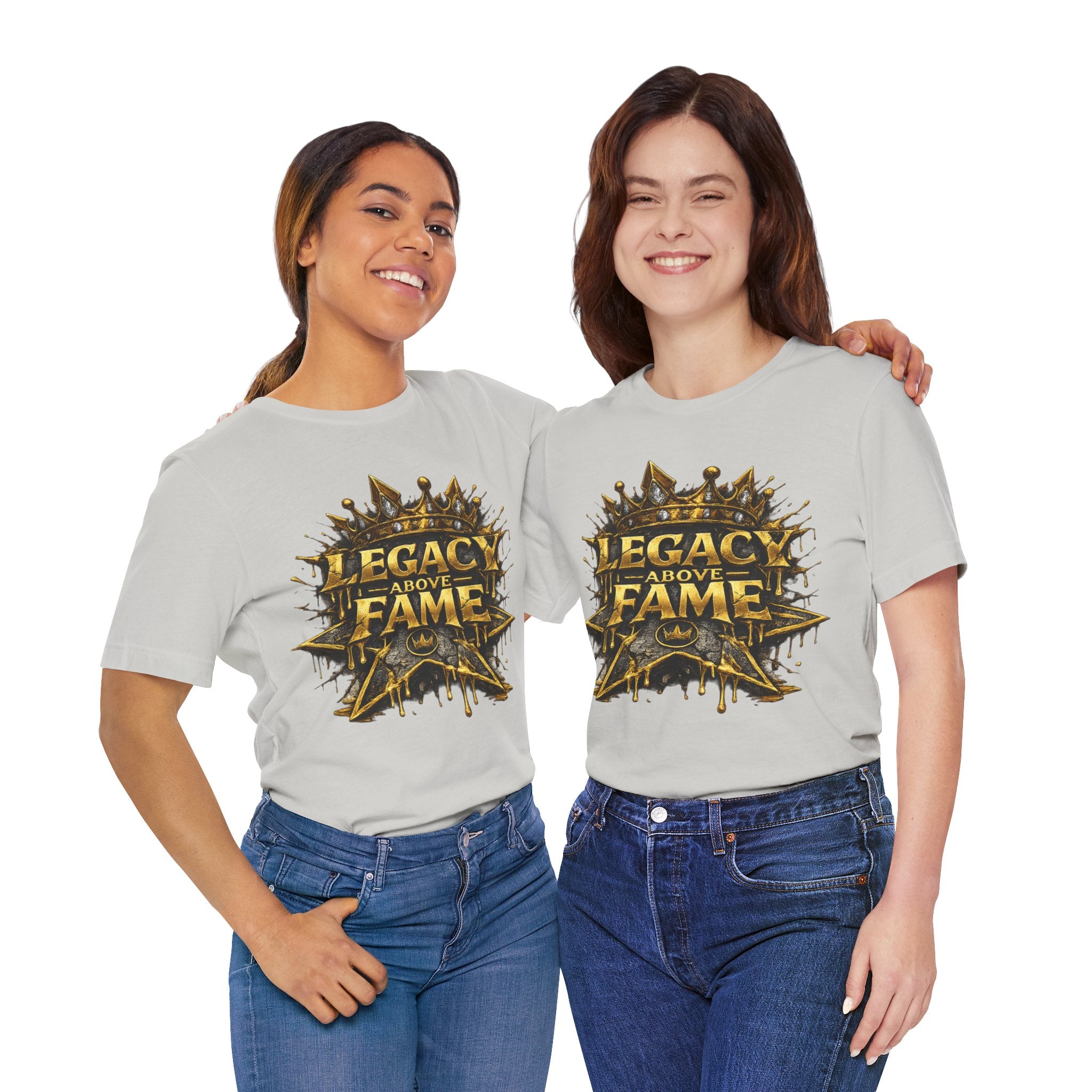 COMING SOON... Legacy Above Fame Graphic Tee (Gold Crown) Printify