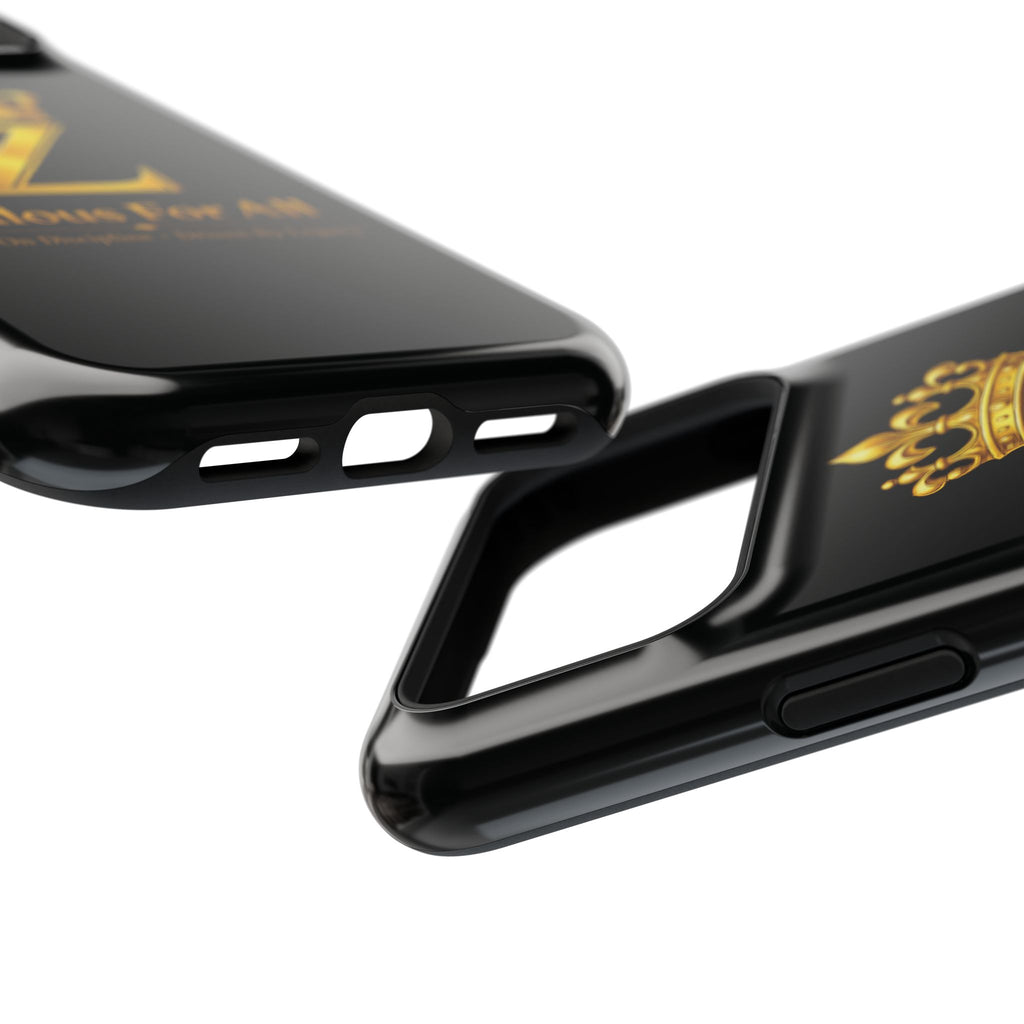 ZFA Phone Case  — "Zealous For All" Gold Crown Impact-Resistant Case Printify