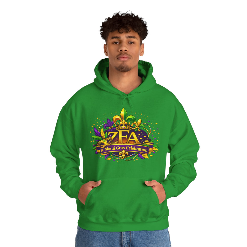 COMING WINTER... ZFA Mardi Gras Celebration Hoodie — Mardi Gras Edition Printify