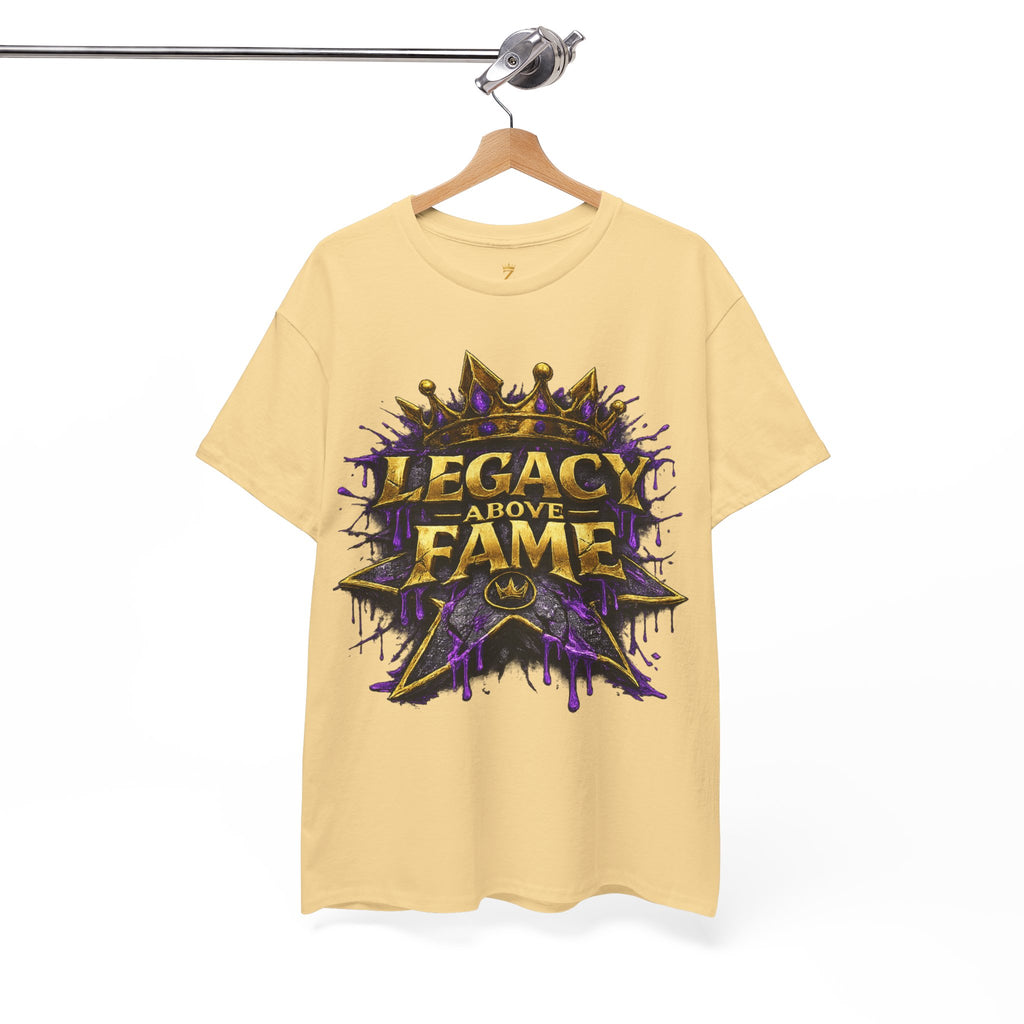 Adult Legacy Above Fame Graphic T-Shirt (Purple Drip) - Zealous For All