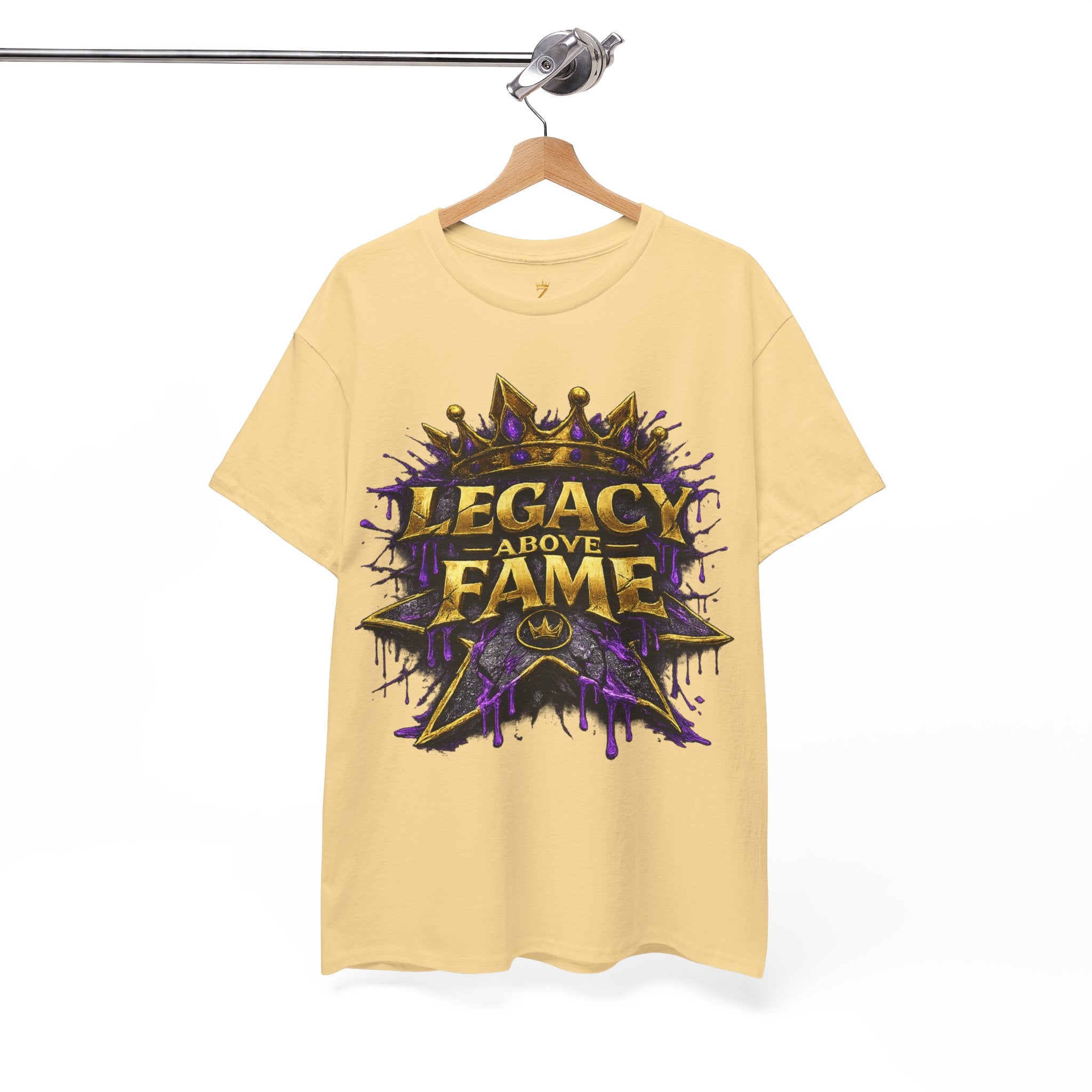 Adult Legacy Above Fame Graphic T-Shirt (Purple Drip) - Zealous For All