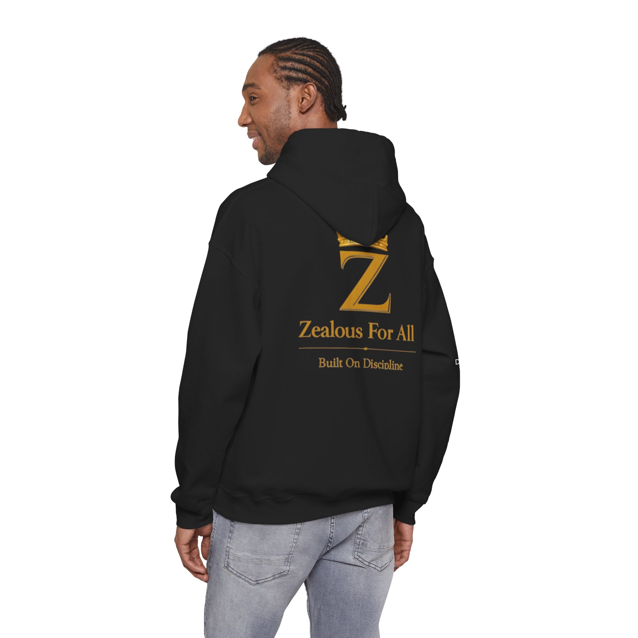 Zealous For All Crown Z Hoodie — Premium White Logo Sweatshirt - Zealous For All