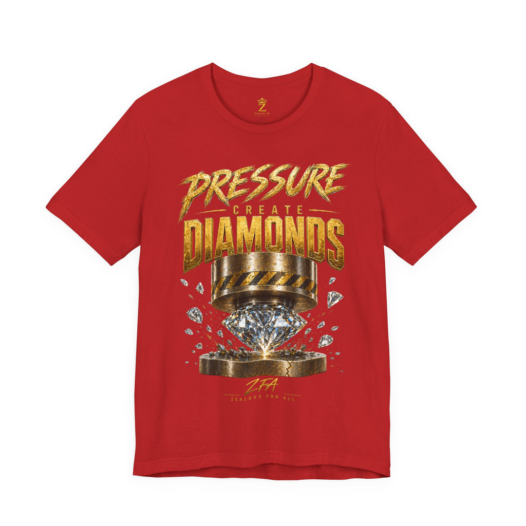 Pressure Create Diamonds T-Shirt — Motivational Graphic Tee