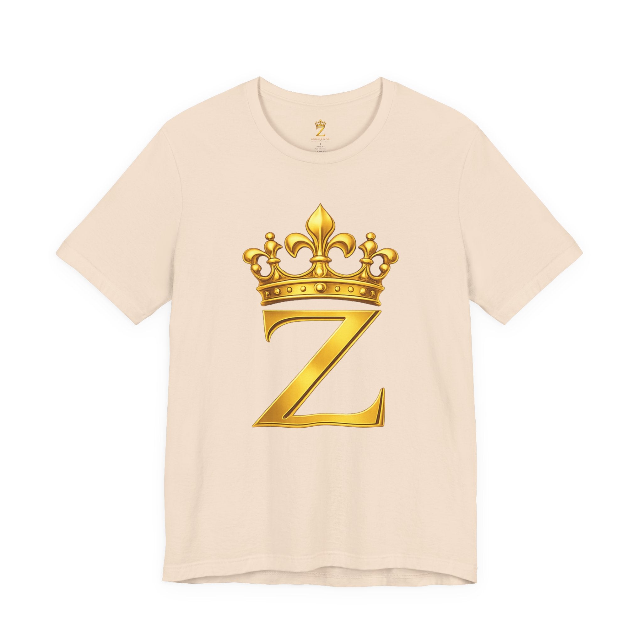 Unisex "Z" T-Shirt (Gold Logo) Printify