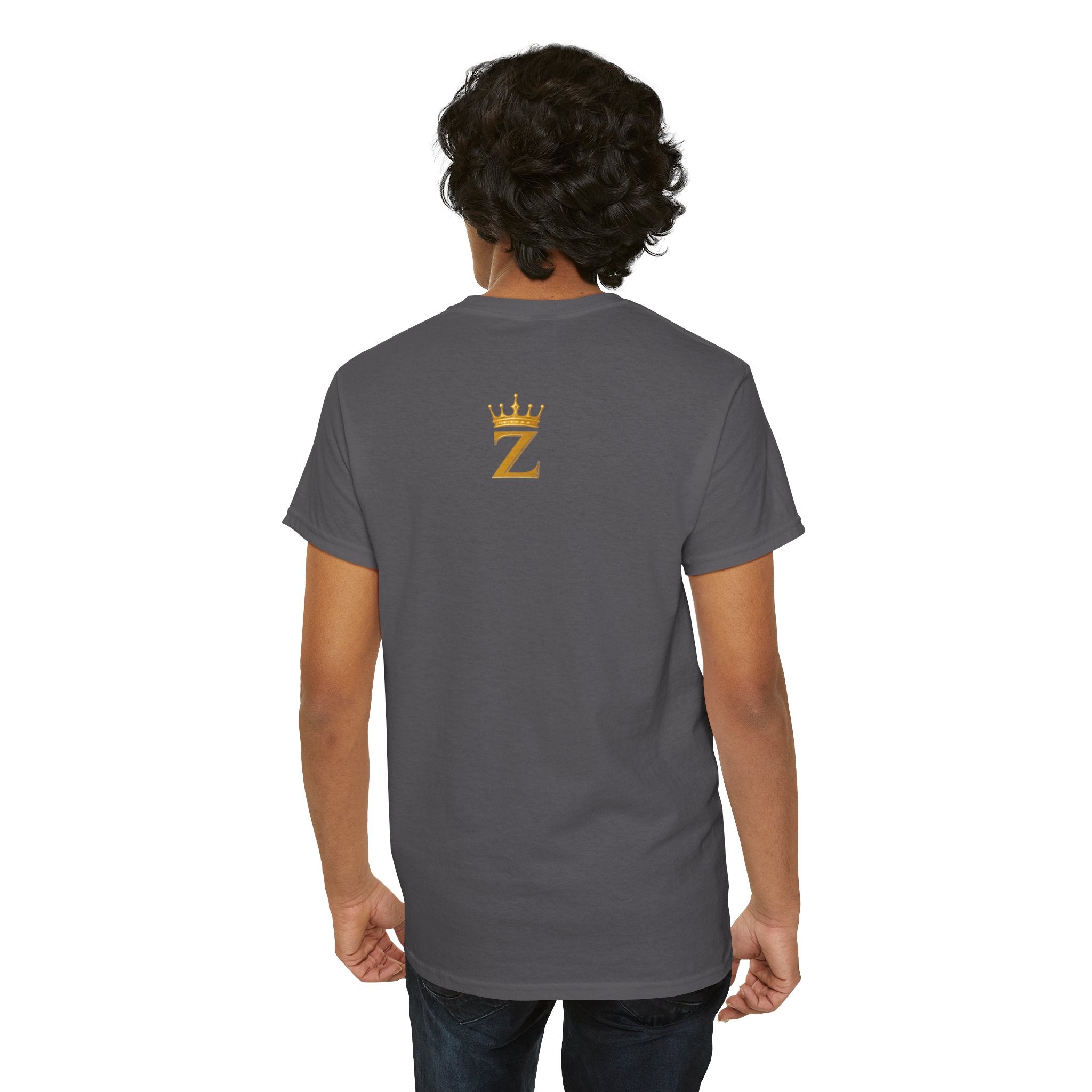 Unisex Zealous For All T-Shirt (Gold Logo (with Back logo) T-shirt) Printify