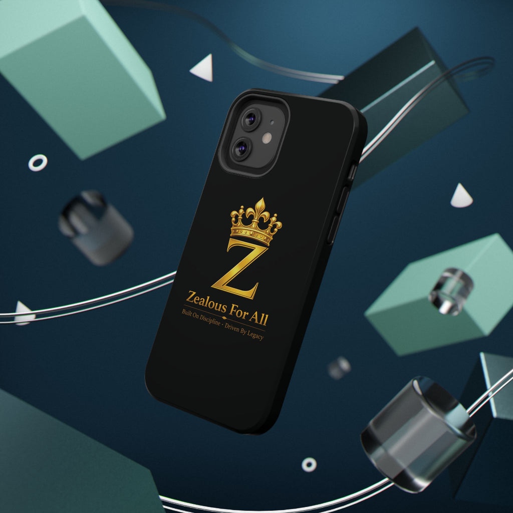 ZFA Phone Case  — "Zealous For All" Gold Crown Impact-Resistant Case Printify