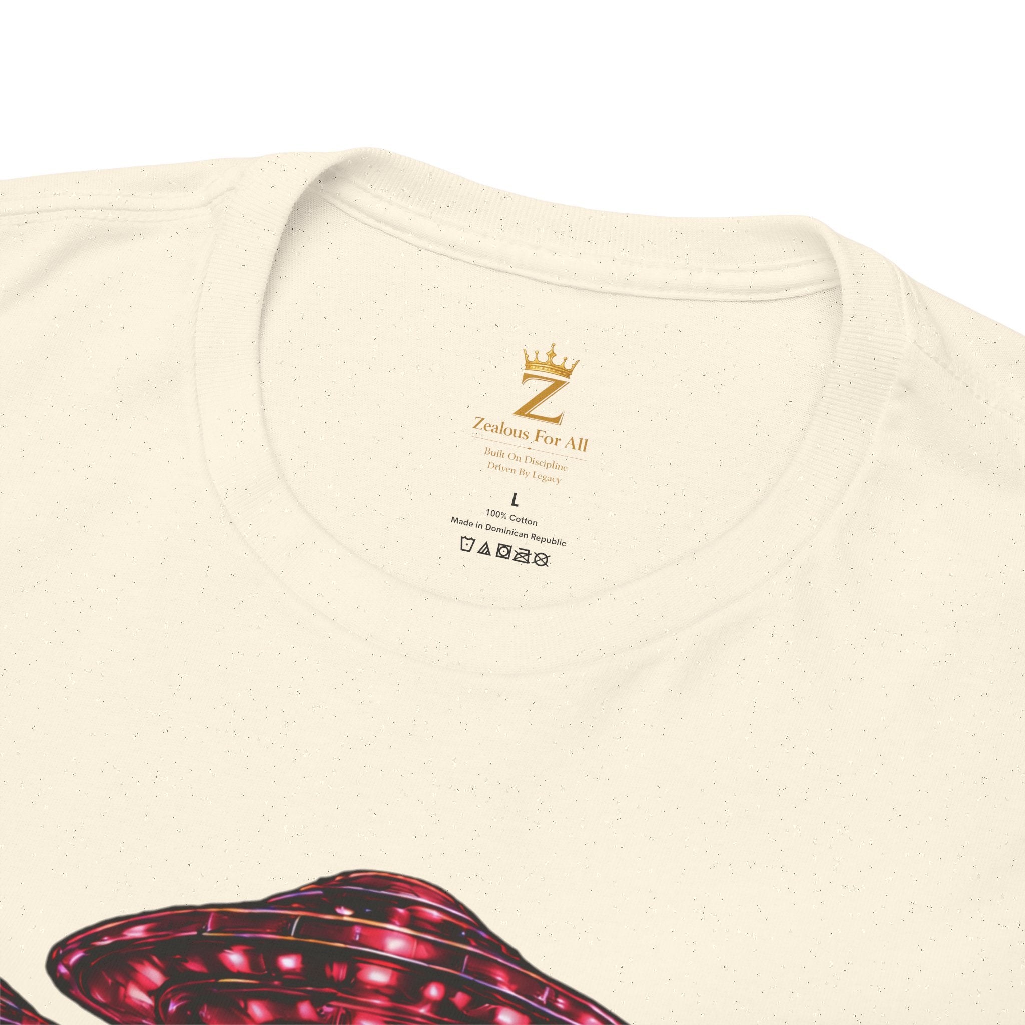 Adult "United. Fly. Organized." Graphic Tee (Hot Pink) Printify