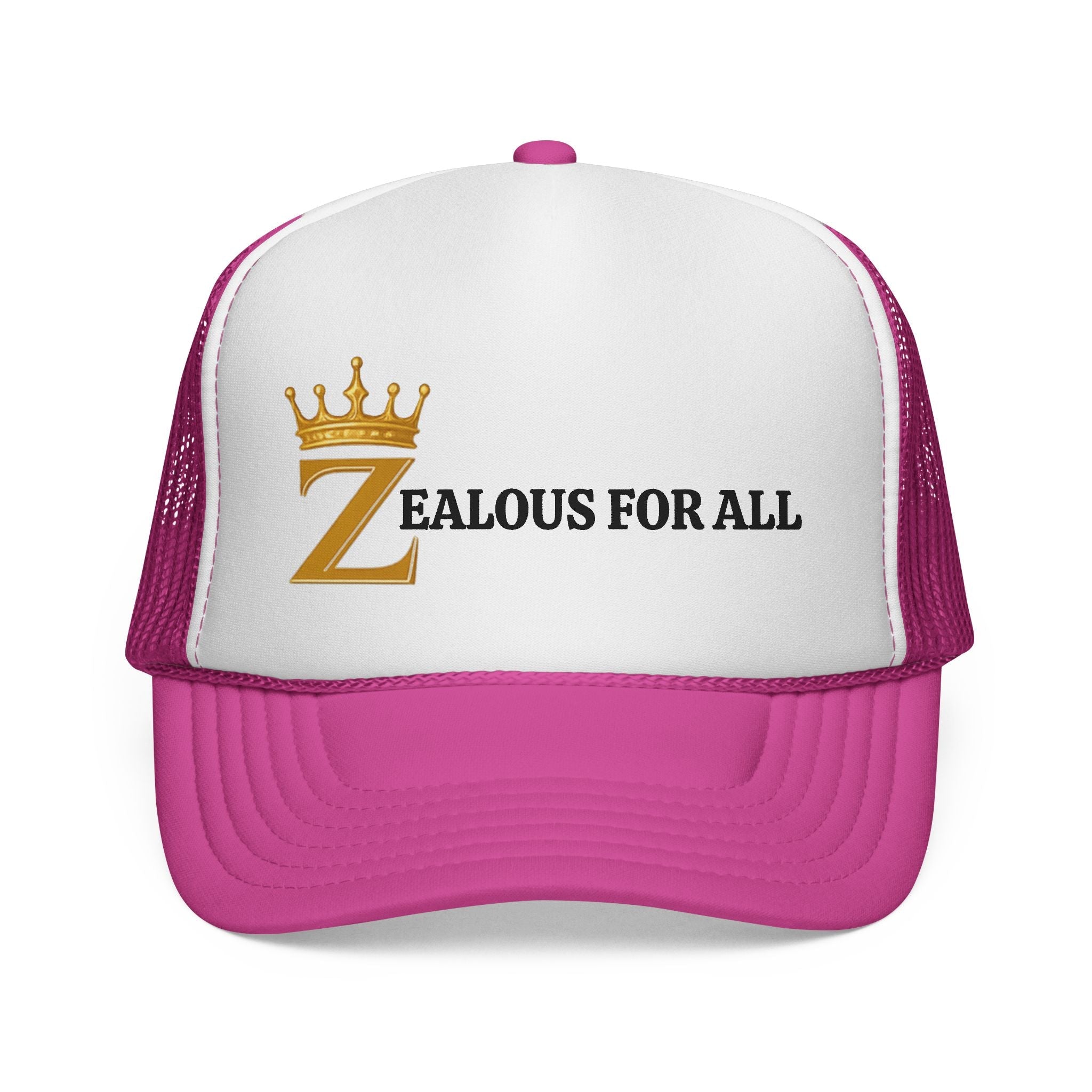 Zealous For All Trucker Caps Printify
