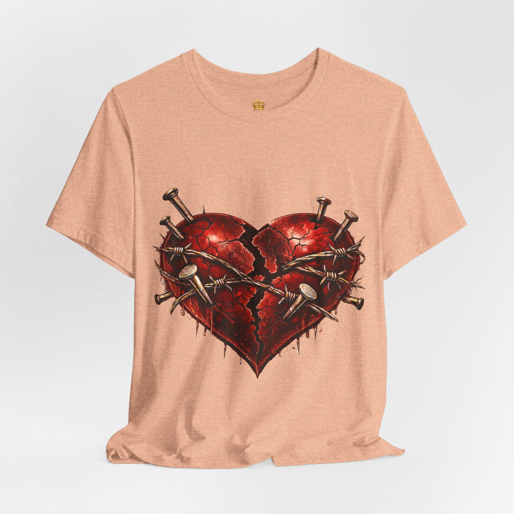 Red Heart T-Shirt (Discipline Over Emotions)