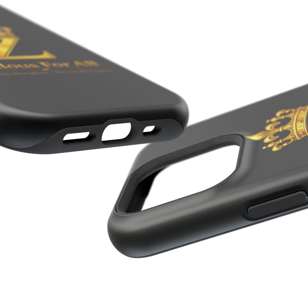 ZFA Phone Case  — "Zealous For All" Gold Crown Impact-Resistant Case Printify