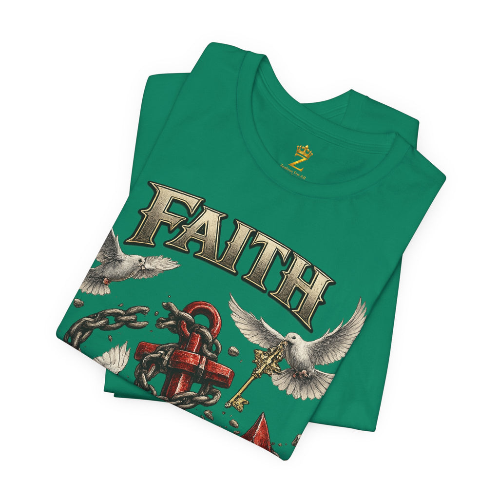 Faith Prevails T‑Shirt (Red Anchor) Printify