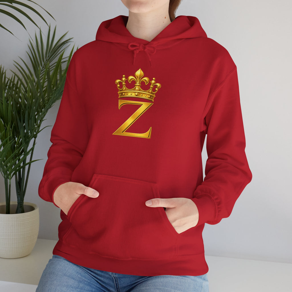Zealous For All Hoodie — Gold Logo Printify