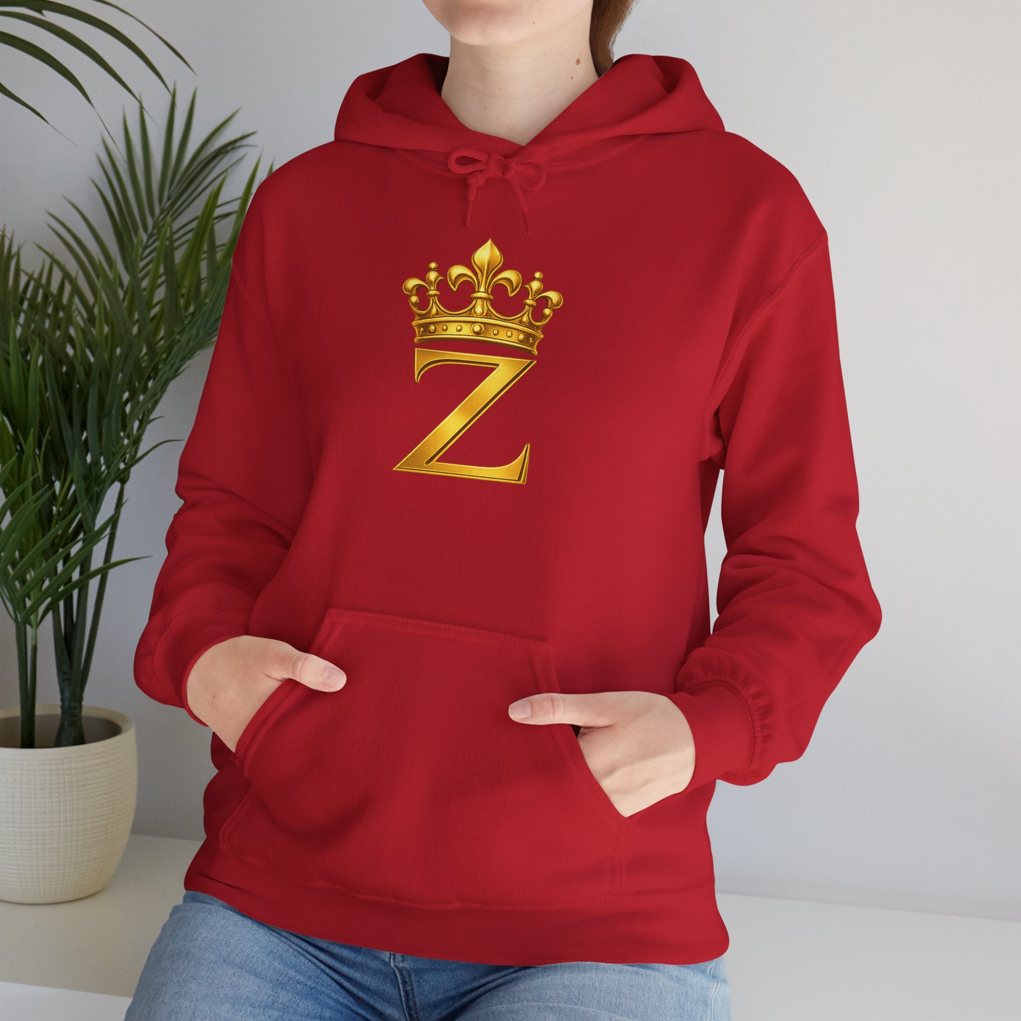 Zealous For All Hoodie — Gold Logo Printify