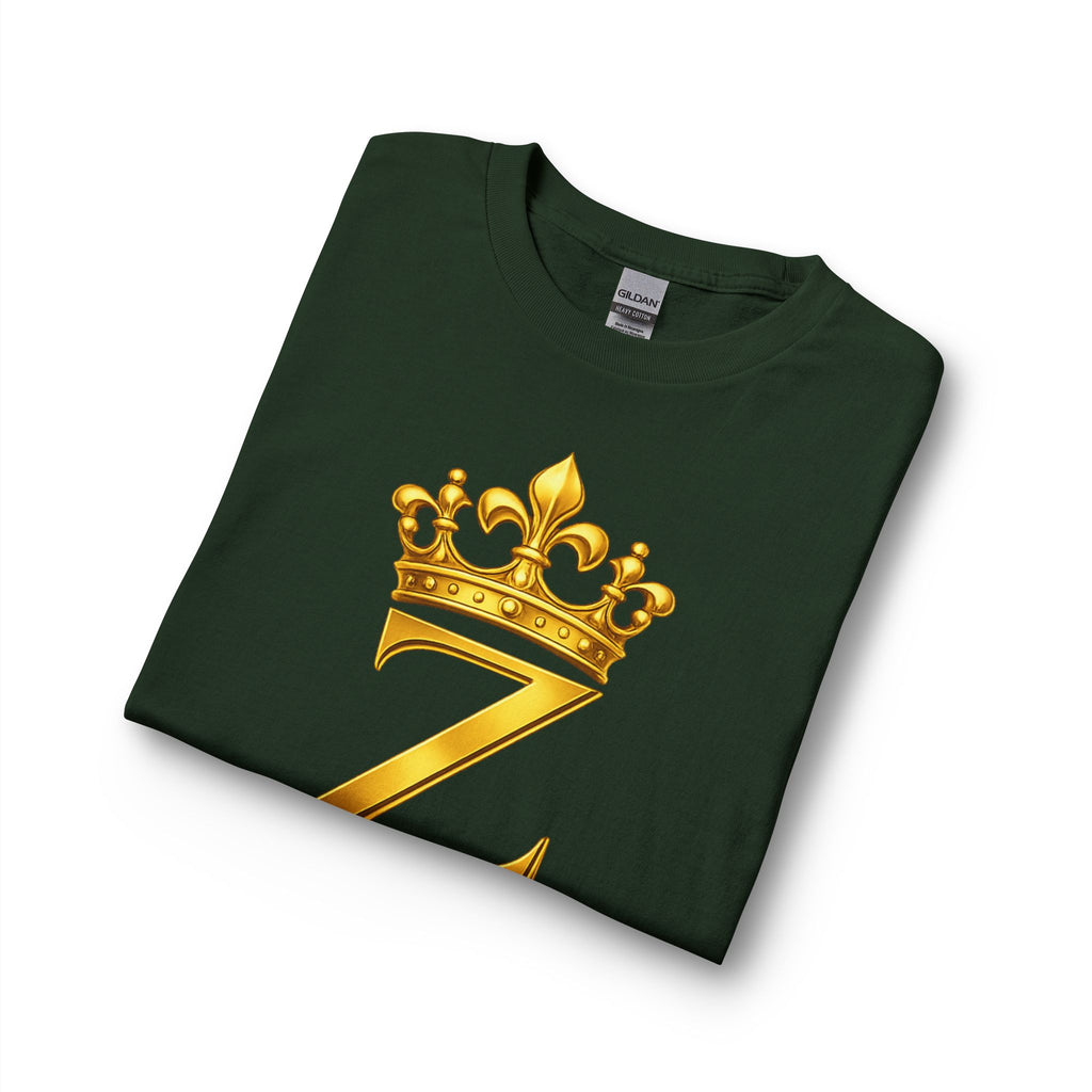 Long Sleeve Shirt — "Zealous For All" Gold Crown Logo, Printify