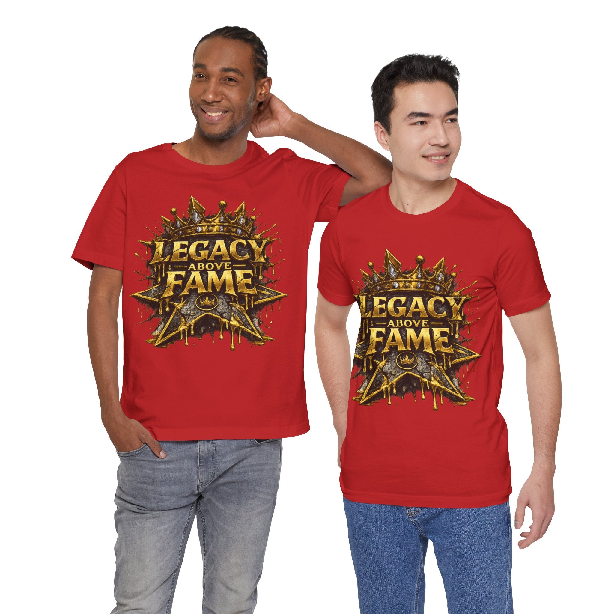 COMING SOON... Legacy Above Fame Graphic Tee (Gold Crown) Printify