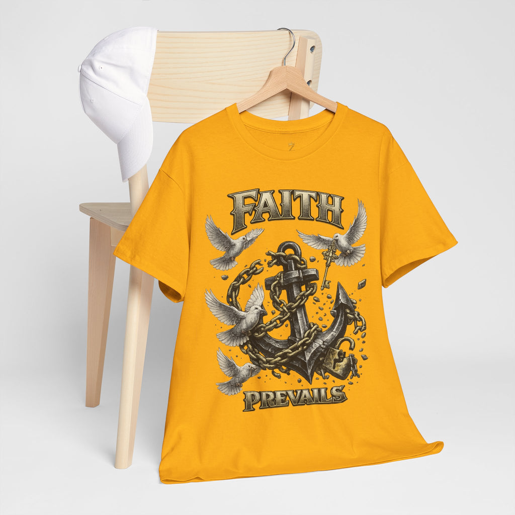 Adult Faith Prevails T‑Shirt (Black Anchor) Printify