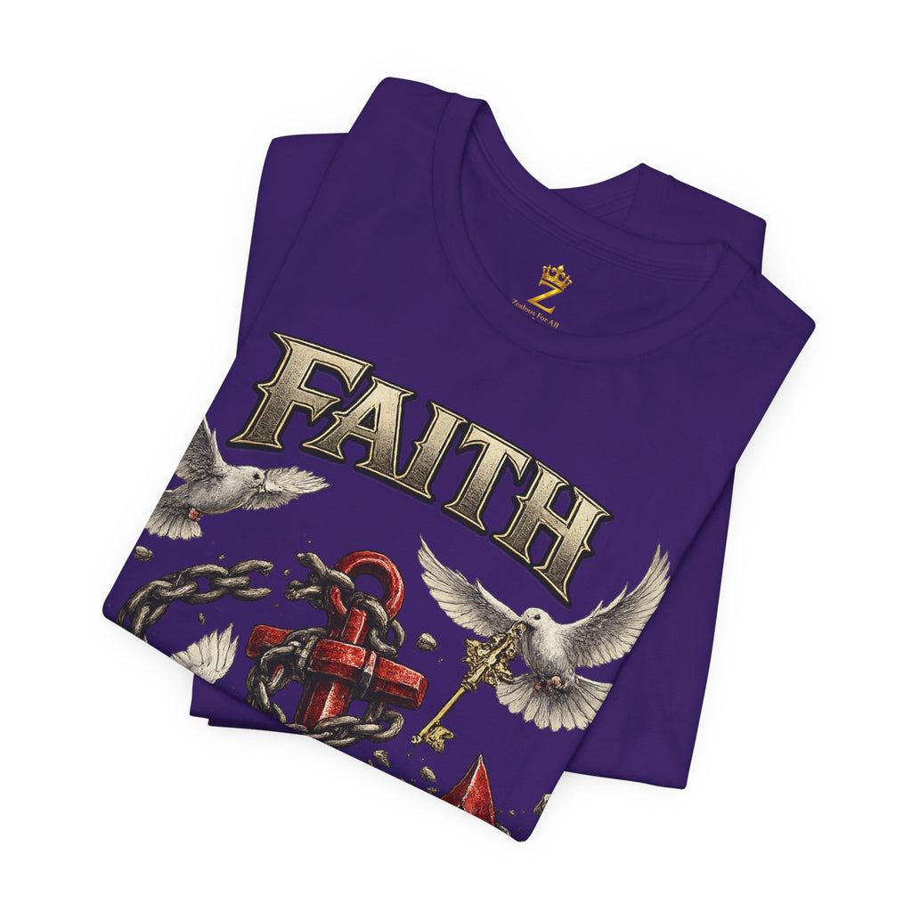 Faith Prevails T‑Shirt (Red Anchor) Printify