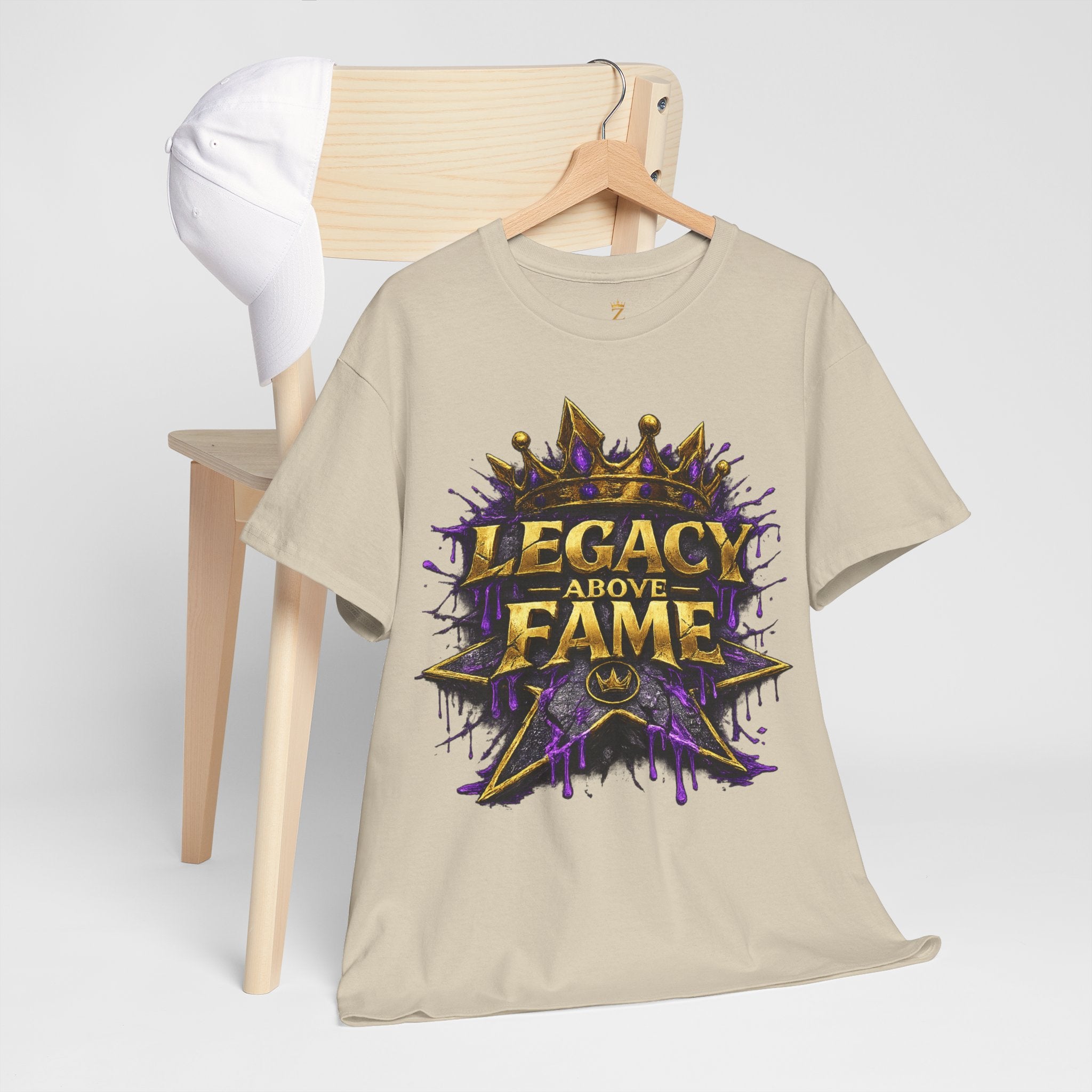 Adult Legacy Above Fame Graphic T-Shirt (Purple Drip) - Zealous For All