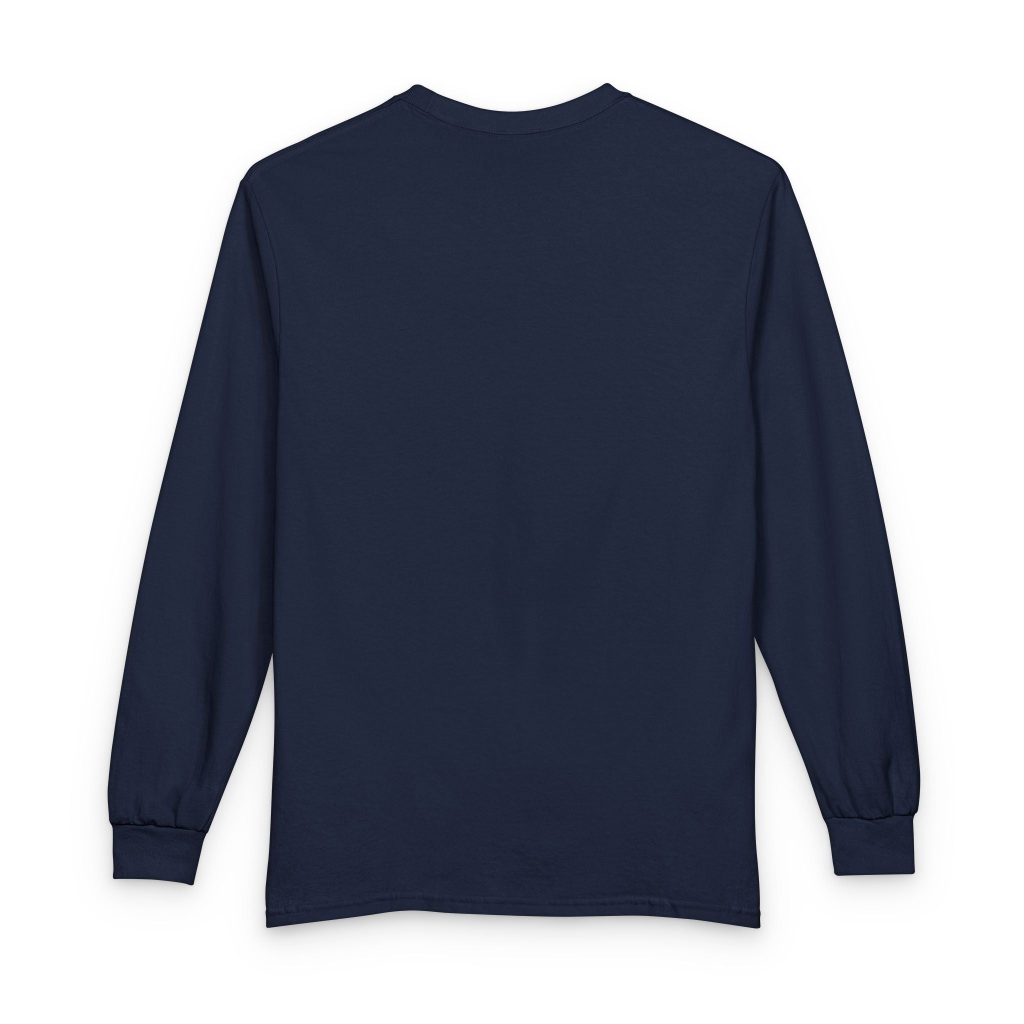 Long Sleeve Shirt — "Zealous For All" Gold Crown Logo, Printify