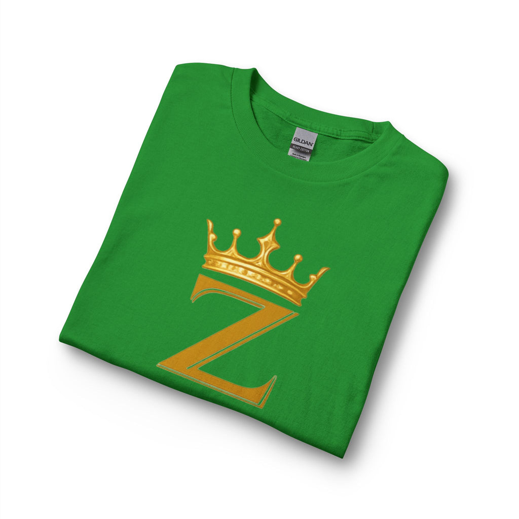 Long Sleeve Shirt — "Zealous For All" Gold Crown Logo, Motivational Athletic Streetwear Printify