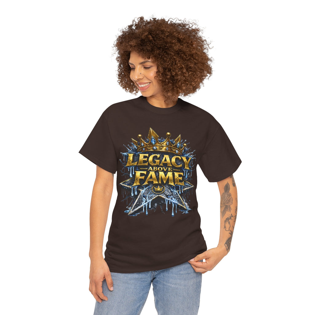 Adult Legacy Above Fame Graphic T-Shirt (Icy Blue Drip) - Zealous For All