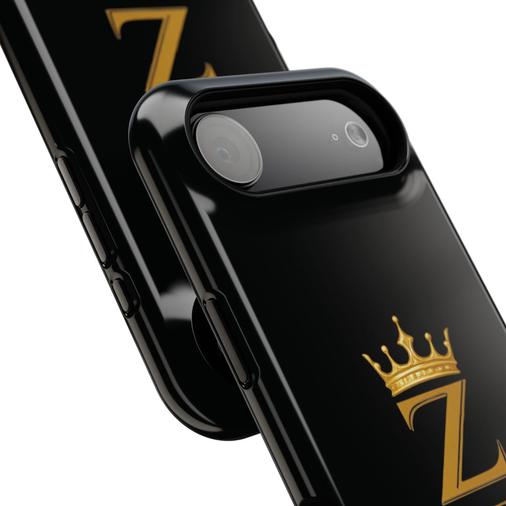 Phone Case — "Zealous For All" Gold Crown Impact-Resistant Case Printify