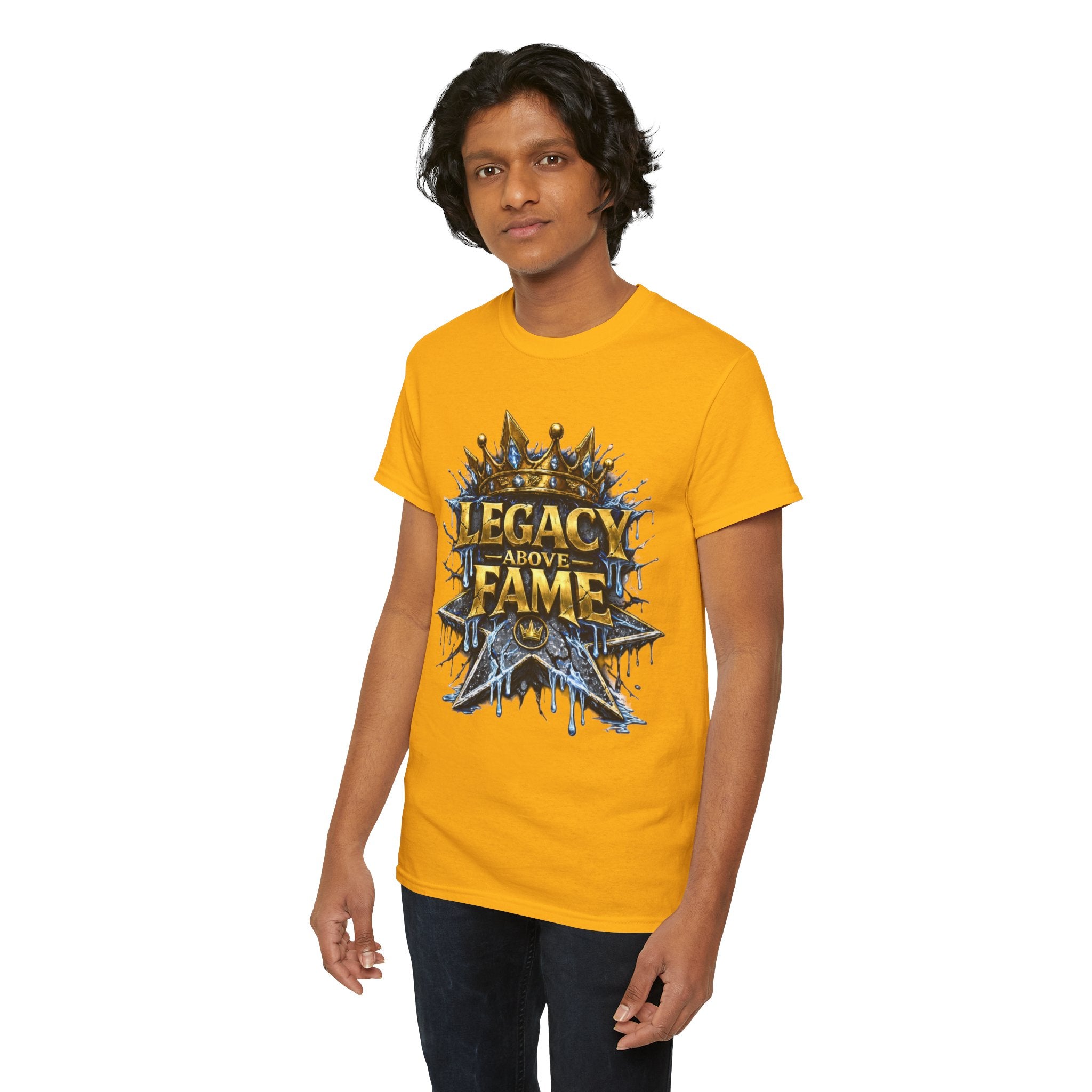 Adult Legacy Above Fame Graphic T-Shirt (Icy Blue Drip) - Zealous For All