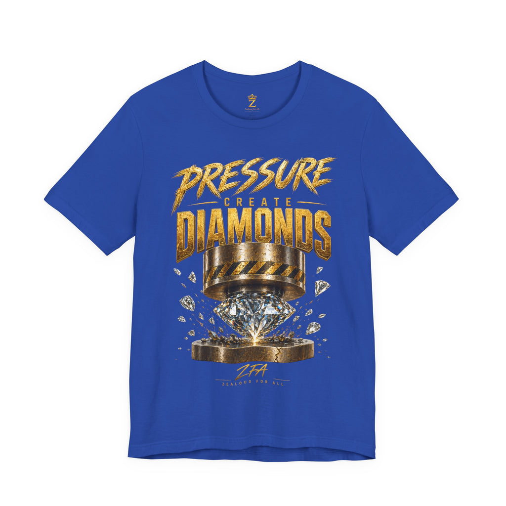 Pressure Create Diamonds T-Shirt — Motivational Graphic Tee
