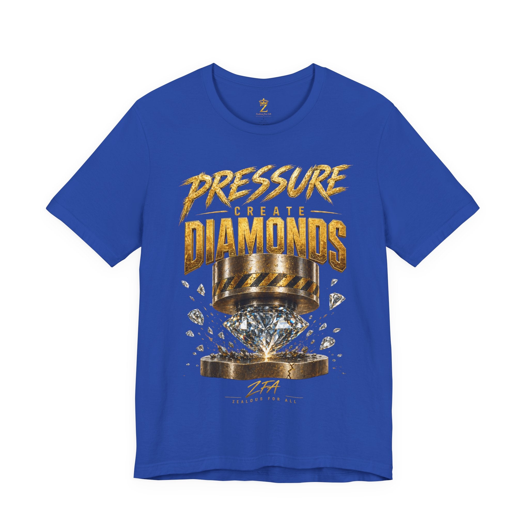 Pressure Create Diamonds T-Shirt — Motivational Graphic Tee
