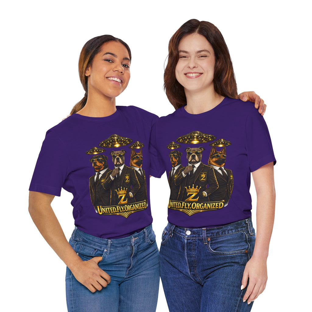COMING SOON... United. Fly. Organized. Graphic Tee (Gold) Printify